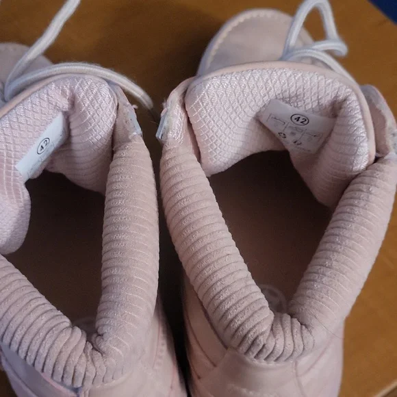 Pink Suede 11.5 Or 42 Outdoors Lace-Up Ankle Boots - Picture 11 of 12